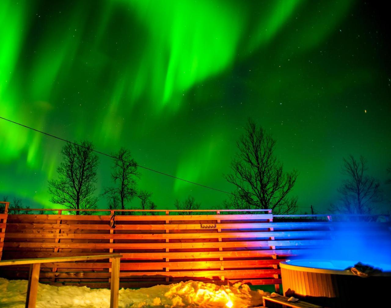 Arctic Gourmet Cabin Kiruna Exterior foto